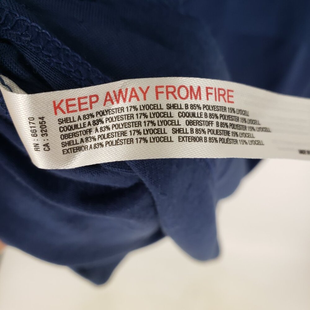 FP Movement by Free People Twice as Nice Henley Top L Long Sleeves Navy Blue - Picture 12 of 12